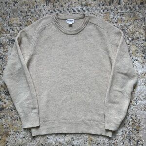 Spier & Mackay Cream Shetland Wool Sweater XL/XXL